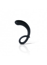 Черный массажер простаты Curving Curt - 13 см. - MyStim - купить с доставкой в Ногинске
