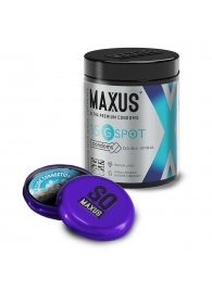 Гладкие презервативы Maxus G spot с двойной спиралью - 15 шт. - Maxus - купить с доставкой в Ногинске