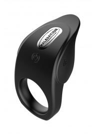 Черное эрекционное виброкольцо Vibro Lust Ring - MALESATION - в Ногинске купить с доставкой