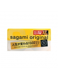 Презервативы увеличенного размера Sagami Original 0.02 XL-size - 12 шт. - Sagami - купить с доставкой в Ногинске