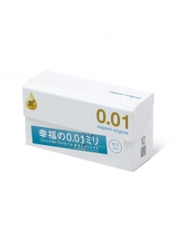 Увлажнённые презервативы Sagami Original 0.01 Extra Lub - 12 шт. - Sagami - купить с доставкой в Ногинске