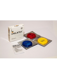 Разноцветные ароматизированные презервативы Unilatex Multifruits - 3 шт. - Unilatex - купить с доставкой в Ногинске
