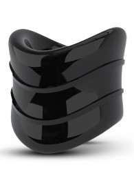 Черное эрекционное кольцо на мошонку Beef Ball Stretcher Snug X Long - Blush Novelties - в Ногинске купить с доставкой