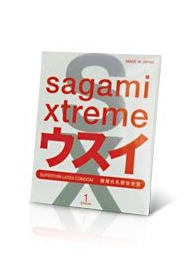 Ультратонкий презерватив Sagami Xtreme SUPERTHIN - 1 шт. - Sagami - купить с доставкой в Ногинске