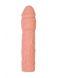 Телесная удлиняющая насадка с подхватом - 19 см. - ToyFa - в Ногинске купить с доставкой