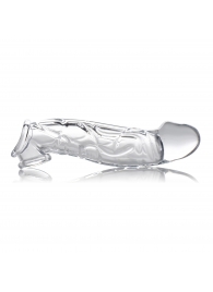 Прозрачная насадка для увеличения члена 2 Inch Clear Extender Sleeve - XR Brands - в Ногинске купить с доставкой