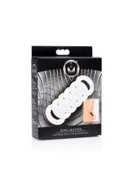 Комплект из 6 прозрачных эрекционных колец Ring Master Custom Ball Stretcher Kit - XR Brands - в Ногинске купить с доставкой