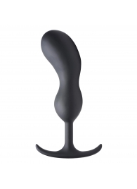 Черный массажер простаты с утяжелителями Premium Silicone Weighted Prostate Plug XL - 20,8 см. - XR Brands - в Ногинске купить с доставкой