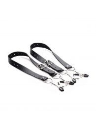 Ремни с зажимами для половых губ Spread Labia Spreader Straps with Clamps - XR Brands - купить с доставкой в Ногинске