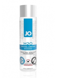 Возбуждающий лубрикант на водной основе JO Personal Lubricant H2O Warming - 120 мл. - System JO - купить с доставкой в Ногинске