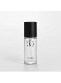Съедобное cогревающее массажное масло Slow Sex - 50 мл. - Bijoux Indiscrets - купить с доставкой в Ногинске