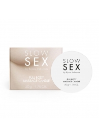 Массажная свеча для всего тела Slow Sex - 50 гр. - Bijoux Indiscrets - купить с доставкой в Ногинске