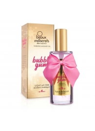 Разогревающее массажное масло Light My Fire Bubble Gum с ароматом бабл-гам - 100 мл. - Bijoux Indiscrets - купить с доставкой в Ногинске