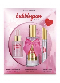 Набор средств для массажа и ласк Bubblegum Play Kit - Bijoux Indiscrets - купить с доставкой в Ногинске
