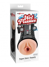 Мастурбатор-вагина в колбе Super Juicy Snatch - Pipedream - в Ногинске купить с доставкой