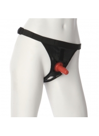Трусики со штырьком для фиксации насадок Ultra Harness with Plug - Doc Johnson - купить с доставкой в Ногинске