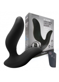Черный вибромассажер простаты 3,5’’ Remote Control Curve P-spot Massager - 12 см. - Erokay - в Ногинске купить с доставкой