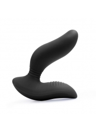 Черный вибромассажер простаты 3,5’’ Curve P-spot Massager - 12 см. - Erokay - в Ногинске купить с доставкой