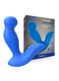 Синий вибромассажер простаты 3,5’’ P-spot Massager - 12,5 см. - Erokay - в Ногинске купить с доставкой