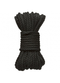 Черная верёвка для связывания и фиксации Bind Tie - 9,14 м. - Doc Johnson - купить с доставкой в Ногинске
