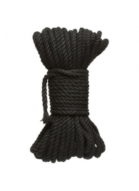 Черная верёвка для связывания и фиксации Bind Tie - 15,24 м. - Doc Johnson - купить с доставкой в Ногинске