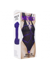 Фиолетовая верёвка для связывания и фиксации Bind Tie - 9,14 м. - Doc Johnson - купить с доставкой в Ногинске