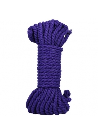 Фиолетовая верёвка для связывания и фиксации Bind Tie - 9,14 м. - Doc Johnson - купить с доставкой в Ногинске