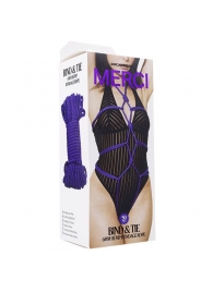 Фиолетовая верёвка для связывания и фиксации Bind Tie - 15,24 м. - Doc Johnson - купить с доставкой в Ногинске