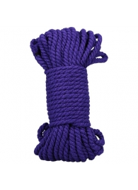 Фиолетовая верёвка для связывания и фиксации Bind Tie - 15,24 м. - Doc Johnson - купить с доставкой в Ногинске