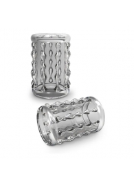 Прозрачная насадка с бороздками STAY HARD COCK SLEEVE 04 CLEAR - Blush Novelties - в Ногинске купить с доставкой