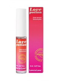 Возбуждающий блеск для губ Love Potion - 8 мл. - Love to Love - купить с доставкой в Ногинске