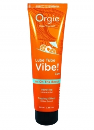 Гель с эффектом вибрации Lube Tube Vibe Low Sex On The Beach - 100 мл. - ORGIE - купить с доставкой в Ногинске