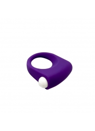 Фиолетовое эрекционное кольцо Puggle Vibrating Ring with Bullet - Adrien Lastic - в Ногинске купить с доставкой