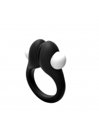Черное эрекционное кольцо Zippy Vibrating Ring With Bullet - Adrien Lastic - в Ногинске купить с доставкой