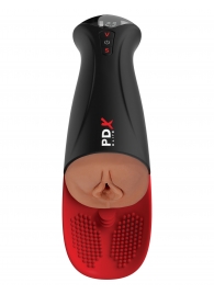 Мастурбатор-вагина в колбе с вибрацией Fuck-O-Matic Pro XL - Pipedream - в Ногинске купить с доставкой