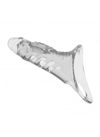 Прозрачная насадка на пенис - 22 см. - Baile - в Ногинске купить с доставкой