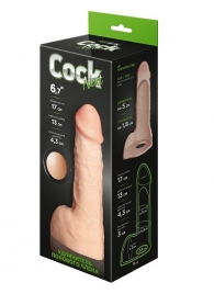 Телесный фаллоудлинитель с мошонкой Cock Next - 17 см. - LOVETOY (А-Полимер) - в Ногинске купить с доставкой