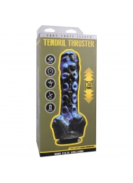 Черно-синяя мини-машина на присоске Tendril Thruster - 21,6 см. - Doc Johnson - купить с доставкой в Ногинске