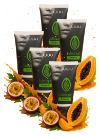 Набор из 5 съедобных лубрикантов JUJU со вкусом тропических фруктов - JuJu - купить с доставкой в Ногинске