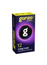 Презервативы с анестетиком для продления удовольствия Ganzo Long Love - 12 шт. - Ganzo - купить с доставкой в Ногинске