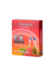 Стимулирующая насадка Sitabella Extender  Клубника - Sitabella - купить с доставкой в Ногинске