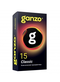 Классические презервативы с обильной смазкой Ganzo Classic - 15 шт. - Ganzo - купить с доставкой в Ногинске