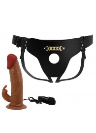 Мужской полый страпон с вибрацией Marion - Baile - купить с доставкой в Ногинске