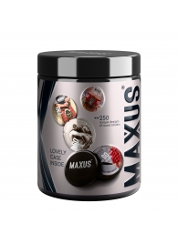 Черные утолщенные презервативы MAXUS Extra Strong с железным кейсом - 15 шт. - Maxus - купить с доставкой в Ногинске