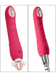 Малиновая насадка на душ с вибрацией Showers to orgasm - 20,1 см. - Orion - купить с доставкой в Ногинске