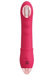 Малиновая насадка на душ с вибрацией Showers to orgasm - 20,1 см. - Orion - купить с доставкой в Ногинске