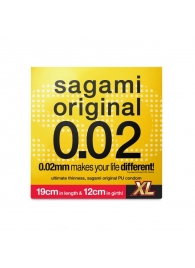 Презерватив увеличенного размера Sagami Original 0.02 XL-size - 1 шт. - Sagami - купить с доставкой в Ногинске
