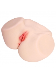 Мастурбатор-полуторс с двойным слоем материала и вибрацией Jenny Onahole Real Vagina - KOKOS - в Ногинске купить с доставкой