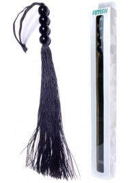 Черная силиконовая плеть - 37 см. - Boys of Toys - купить с доставкой в Ногинске