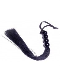 Черная силиконовая плеть - 37 см. - Boys of Toys - купить с доставкой в Ногинске